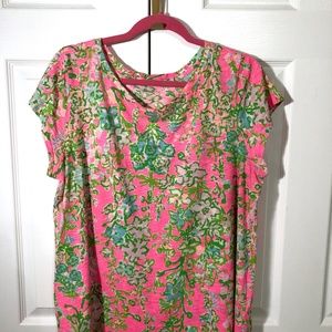 EUC XL Lilly Pulitzer Southern Charm Betsey tee